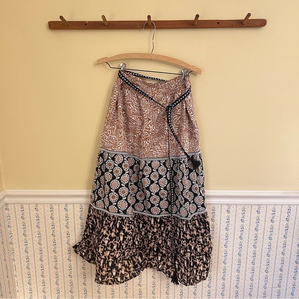 BRAND NEW WOT Susan Graver Patterned Midi Skirt